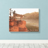 Konzentration - Cougar Leinwanddruck (Insitu (Holzboden))