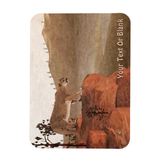 Konzentration - Cougar Magnet (Vertikal)