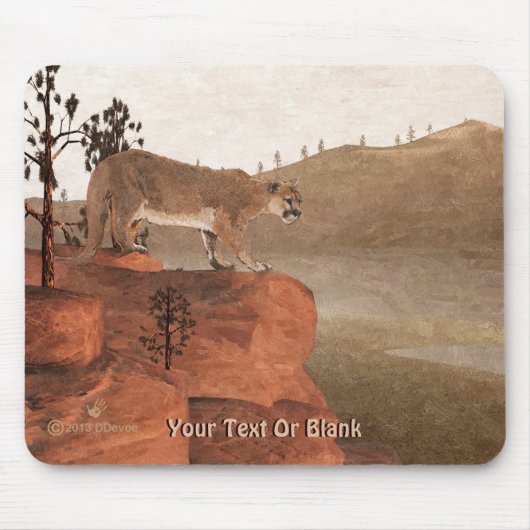 Konzentration - Cougar Mousepad (Vorne)