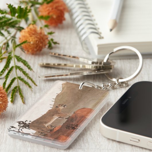 Konzentration - Cougar Schlüsselanhänger (Vorderseite rechts)