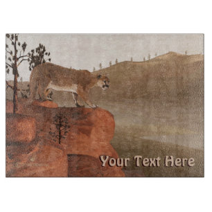 Konzentration - Cougar Schneidebrett