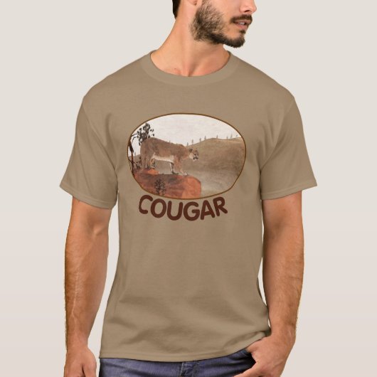 Konzentration - Cougar T-Shirt (Vorderseite)