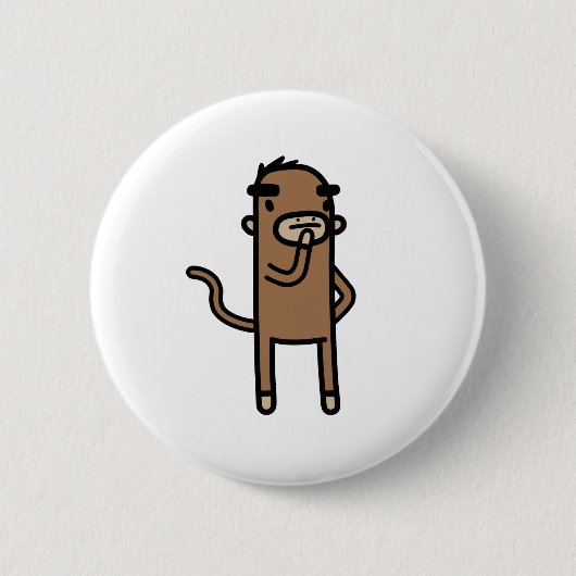 Konzentration des Affen Button (Vorderseite)