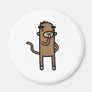 Konzentration des Affen Magnet