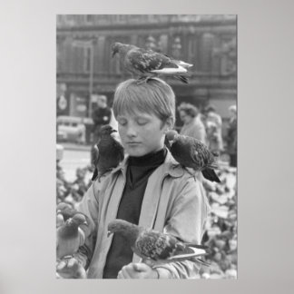 Konzentration für einen jungen Franziskaner 1968 Poster