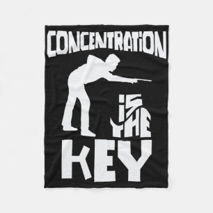 Konzentration ist der wichtigste Funny Pool Billar Fleecedecke