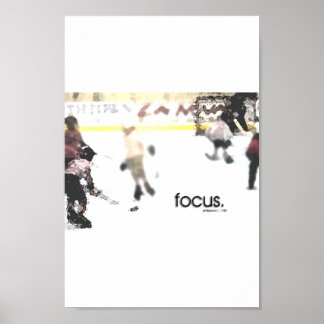 Konzentration. (Jugendhockey) Poster