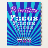 Konzentration Motivation Durch Fokus Priorisieren  Planer (Rückseite)