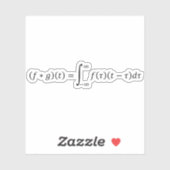 Konzentrationsprodukt von zwei Funktionen Aufkleber (Blatt)