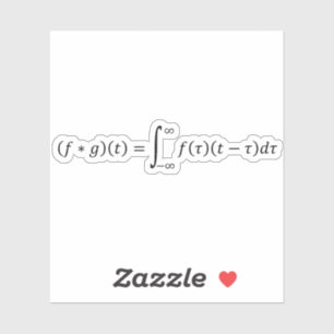 Konzentrationsprodukt von zwei Funktionen Aufkleber