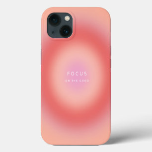 Konzentriere dich auf das Gute iPhone 13 Hülle