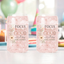 Konzentriere dich auf das Gute – Vintage Floral In