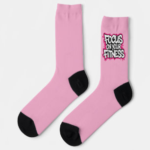 Konzentriere dich auf dein Fitness-Training Socken