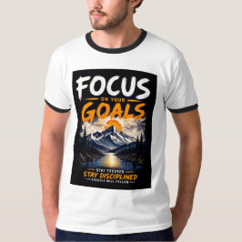 Konzentriere dich auf deine Ziele Motivierend T-Shirt
