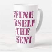 Konzentrieren Sie sich auf das aktuelle motivieren Milchtasse (Rechte Ecke)