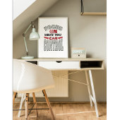 Konzentrieren Sie sich auf das, was Sie Kontrolle Poster