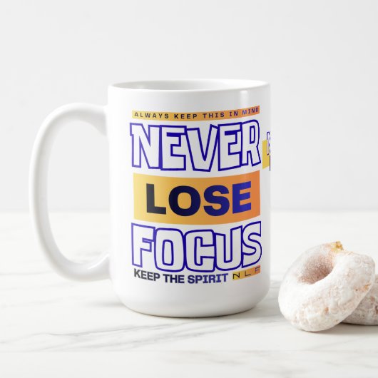 Konzentriert Bleiben Kaffeetasse (Mit Donut)