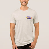 Konzentriert Bleiben Tri-Blend Shirt (Vorderseite)