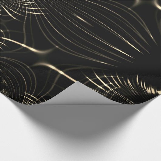 Konzentrierte beige Kurven mit einigen hellen Geschenkpapier (Ecke)