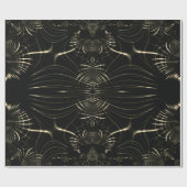 Konzentrierte beige Kurven mit einigen hellen Geschenkpapier (Flach)