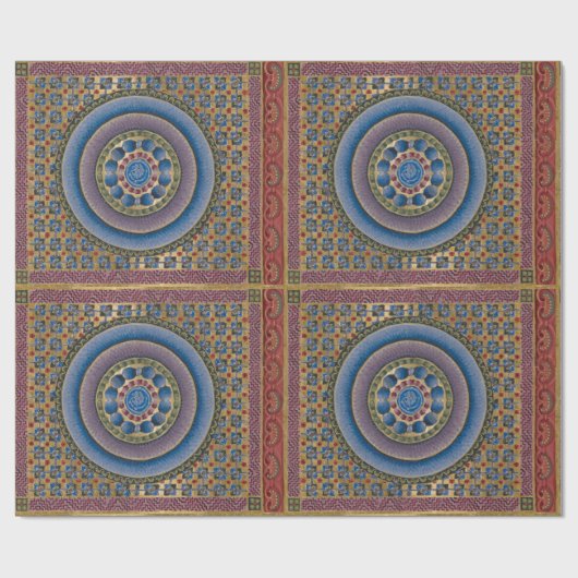 Konzentrierte Beleuchtung Geschenkpapier (Flach)