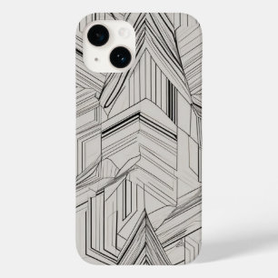 Konzentrierte Dreiecke-Linie Art Case-Mate iPhone 14 Hülle