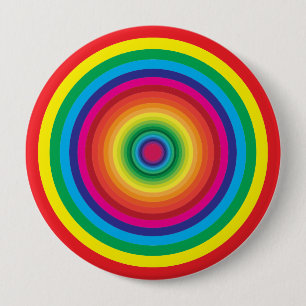Konzentrierte Farbkreise Button