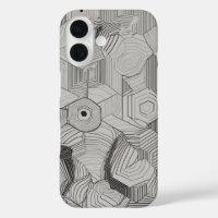 Konzentrierte Hexagons-Linie Art