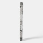 Konzentrierte Hexagons-Linie Art Case-Mate iPhone Hülle (Rückseite / Rechts)