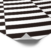 Konzentrierte Kreise auf 9 Grad verteilt Poster (Ecke)