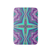 Konzentrierte Kreise bis zum Abstrakten Punkt Badematte (Vorderseite Vertikal)