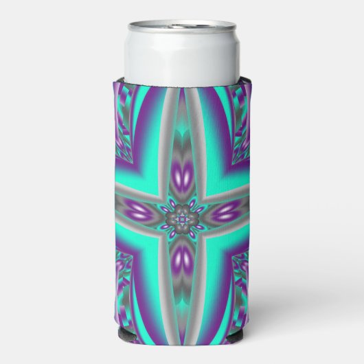 Konzentrierte Kreise bis zum Abstrakten Punkt Selters Dosenkühler (Seltzer Vorderseite)