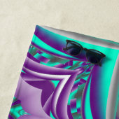 Konzentrierte Kreise bis zum Abstrakten Punkt Strandtuch (Beispiel)