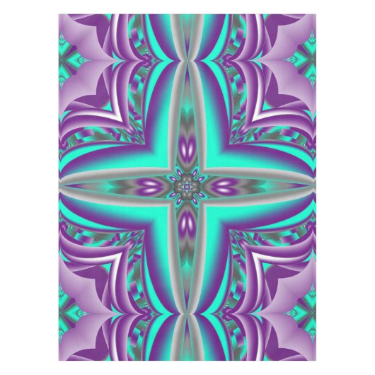 Konzentrierte Kreise bis zum Abstrakten Punkt Tischdecke (Vorderseite)