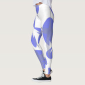 Konzentrierte Pastel Violet Lila Abstrakte Kunst L Leggings (Links)