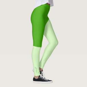 Konzentrierte Pastellfarben Happy Green Leggings