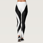 Konzentrierte Schaltkreise für Hypnotische optisch Leggings (Rückseite)