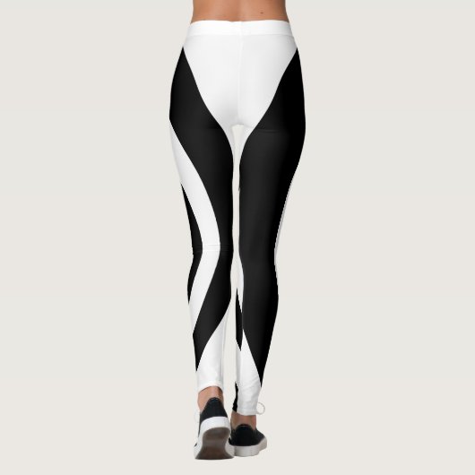 Konzentrierte Schaltkreise für Hypnotische optisch Leggings (Rückseite)