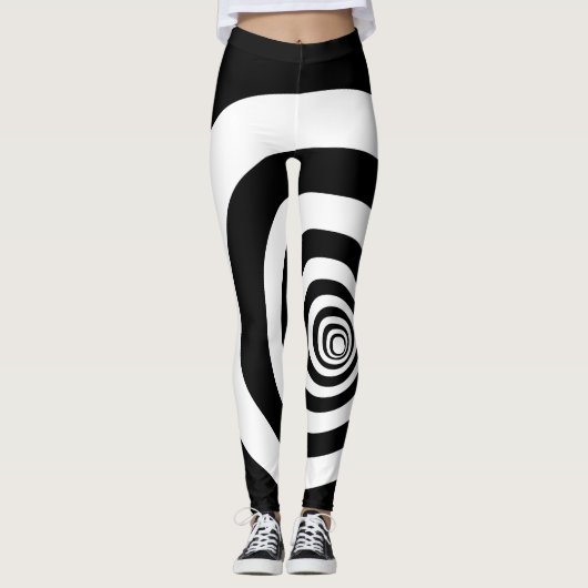 Konzentrierte Schaltkreise für Hypnotische optisch Leggings (Vorderseite)