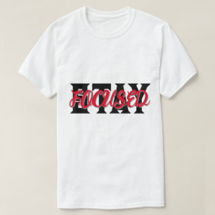 KONZENTRIERTE TYPOGRAPHIE bleibe T-Shirt