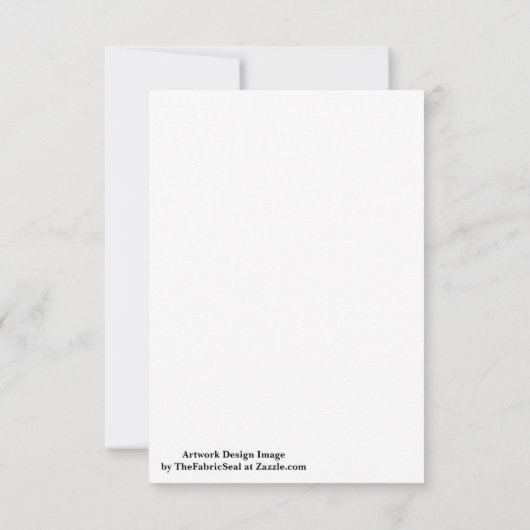 Konzentrierter kreisförmiger Rost-Türkis Karte (Rückseite)