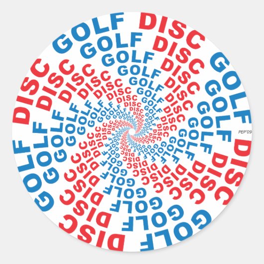 Konzentrierter Text #1 Runder Aufkleber (Vorderseite)