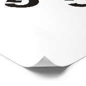 Konzentrierter Text #2 Poster (Ecke)