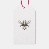 Konzentriertes Etikett für Honigbienen Geschenkanhänger (Rückseite)