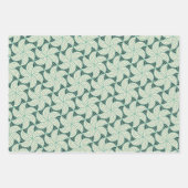 Konzentriertes Rundungsmuster der Erdtöne Geschenkpapier Set (Vorderseite 3)