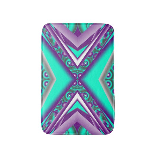 Konzentrisch Abstrakt Badematte (Vorderseite Vertikal)