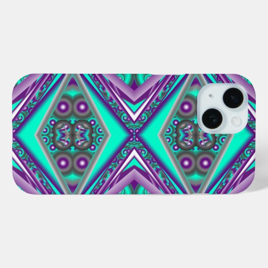 Konzentrisch Abstrakt Case-Mate iPhone Hülle (Rückseite (Horizontal))