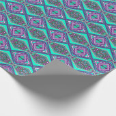 Konzentrisch Abstrakt Geschenkpapier (Ecke)