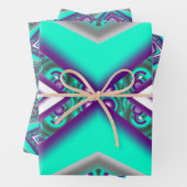 Konzentrisch Abstrakt Geschenkpapier Set (Beispiel)