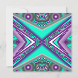 Konzentrisch Abstrakt Mitteilungskarte